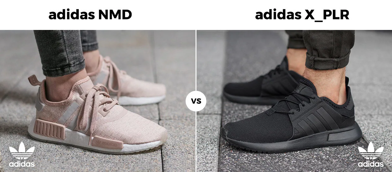 Pantofii sport adidas X_PLR vs adidas NMD – care sunt potriviți pentru antrenament?