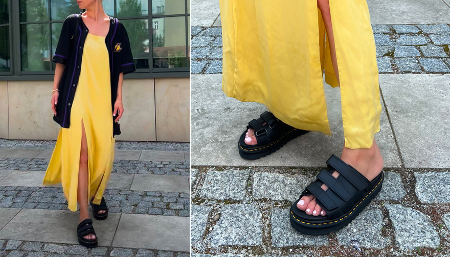 Rochie si sandale – it's a match!