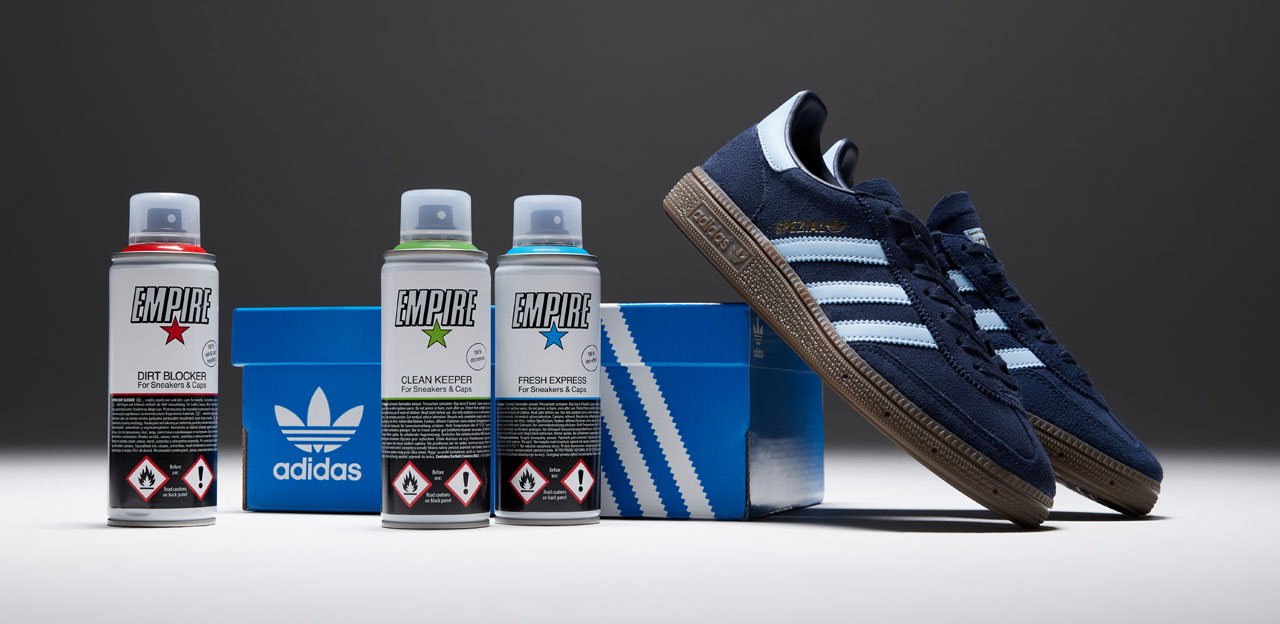 Cum se curata sneakers adidas Handball Spezial?