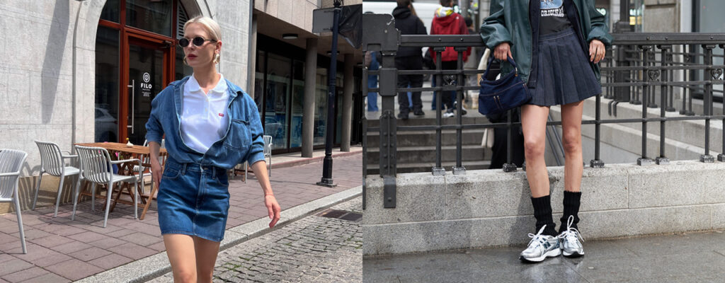 Fusta din denim - cu ce se poarta?