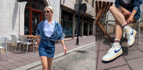 Fusta din denim - cu ce se poarta?