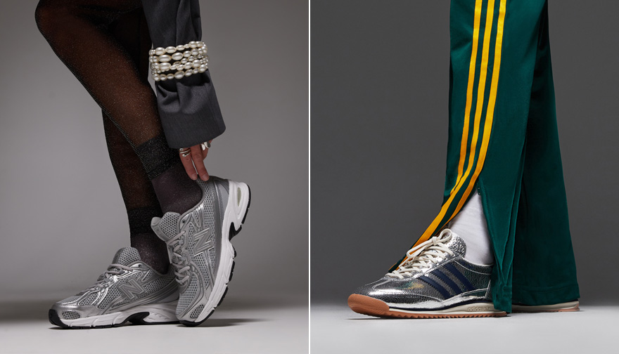 Shine bright: incalțaminte argintie. Cu ce se asorteaza?