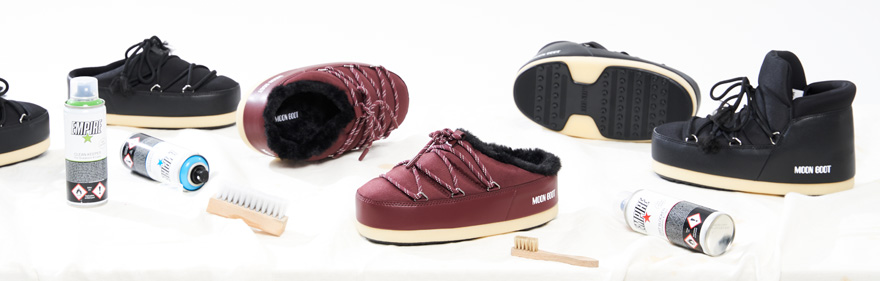 Cum se curata incaltamintea de la Moon Boot?